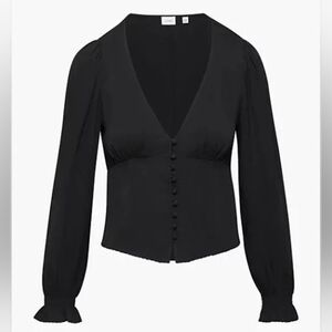 Wilfred Spellbound Blouse - Black - Size Large - Like New